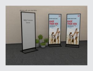 Standee khung sắt giá rẻ