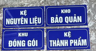 biển mica dán decal